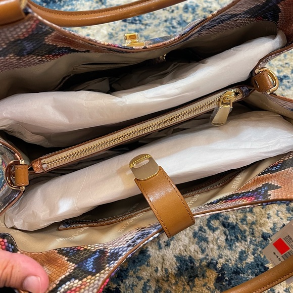 Brahmin Celia Satchel Handbag Multi Eliasson NWT - Picture 5 of 7